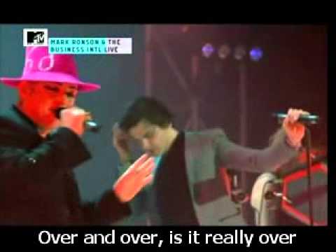 Mark Ronson feat. Boy George - Somebody to Love Me (with lyrics)