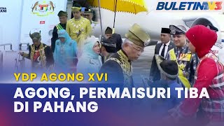 Download lagu YDPA XVI | Detik Keberangkatan Tiba Pasangan Diraja Di Pahang mp3