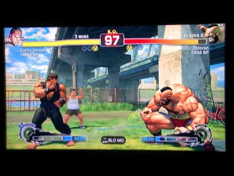 SSF4 PSN: Sunny-Sensei (Ryu) vs Ridoran (Zangief)