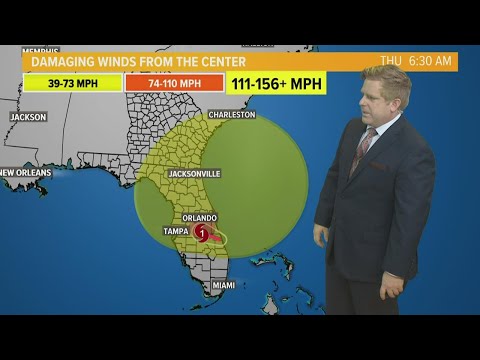 Hurricane Nicole brings 'massive' wind field