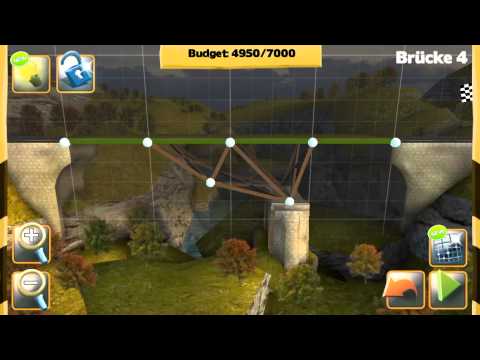 Bridge Constructor - Bridge 4 - Westlands - Walkthrough