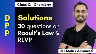 Solving 30 Questions on Solutions