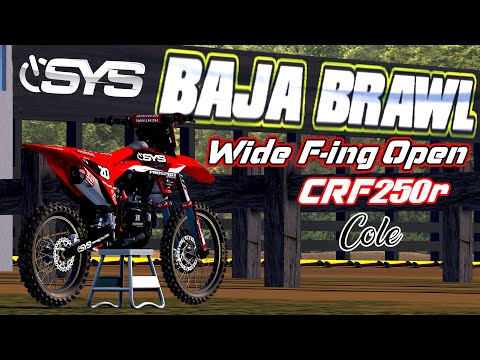 Wide F-ing Open at Baja Acres | MX Bikes | CRF250r
