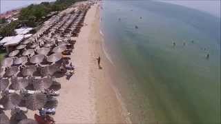 preview picture of video 'Dji Phantom 2 vision flying over the beach Ofrinio Greece'