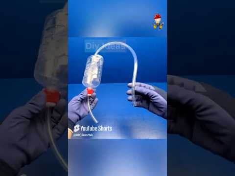 ✅ NON-STOP water pump. How to siphon liquid. DIY PUMP #diy #tipsandtricks #experiment #water
