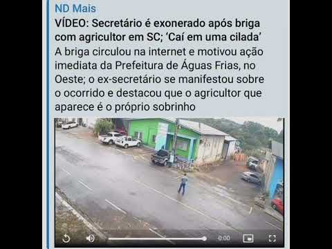 Secretário é exonerado após agressão em Santa Catarina: mais um retrato da política brasileira...