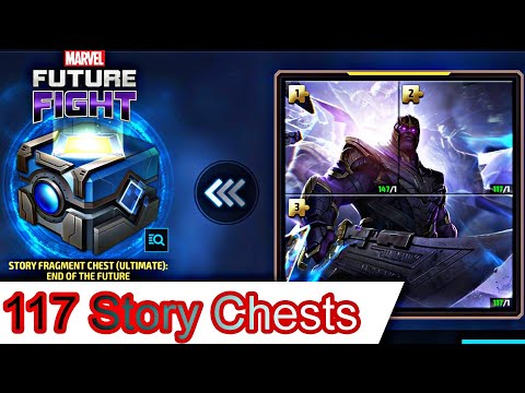 Opening 117  Story Chests (How many premium cards will we get?) #marvel_future_fight