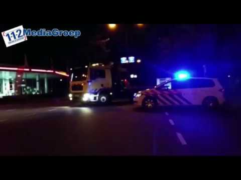 10 juli 2017 Gestolen aanhanger crasht in Veenendaal