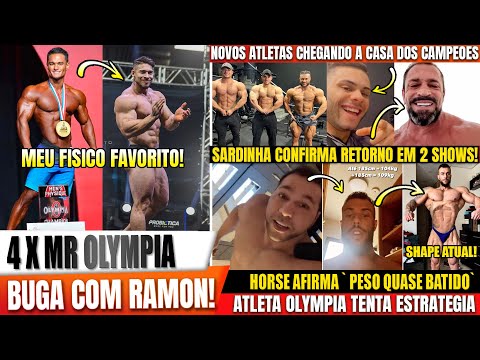 RAMON DINO IMPRESSIONA 4X OLYMPIA! HORSE PESO QUASE BATIDO! DABOUL COPIANDO HORSE, SARDINHA DE VOLTA