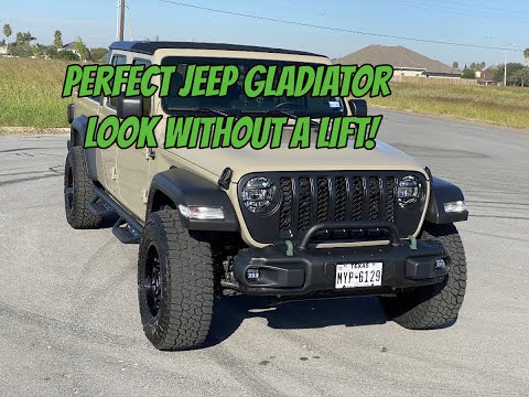 Perfect Jeep Gladiator Look Without a Lift