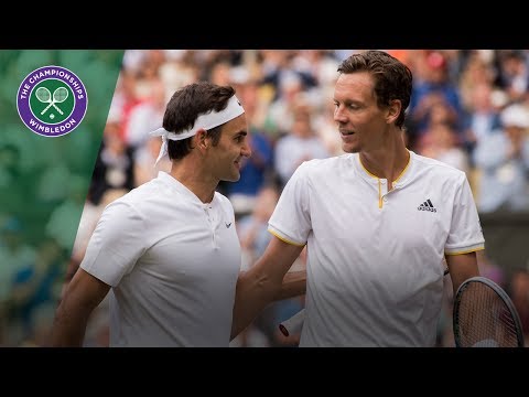 Roger Federer v Tomas Berdych highlights - Wimbledon 2017 semi-final