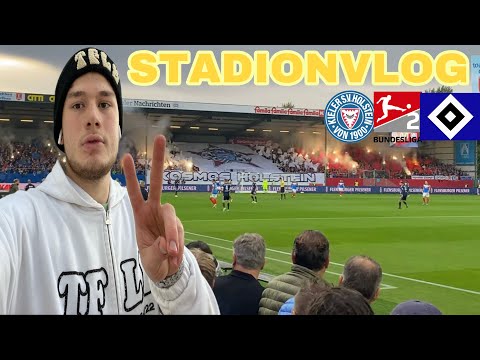 Holstein Kiel vs HSV / STADIONVLOG aus der 1.Reihe 🏟 Geile Stimmung…..