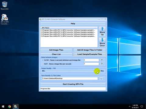 JPG To MP4 Converter Software