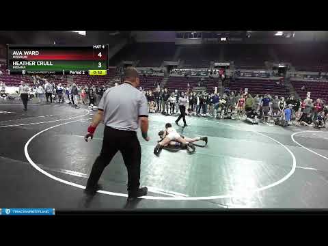 106 Lbs 1st Place Match - Ava Ward, Missouri Vs Heather Crull, Indiana 65c8