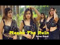 Megha The Rain Presents Saree Fashion Shoot 4 In Gorgeous And Hot Black Stylish Net Saree