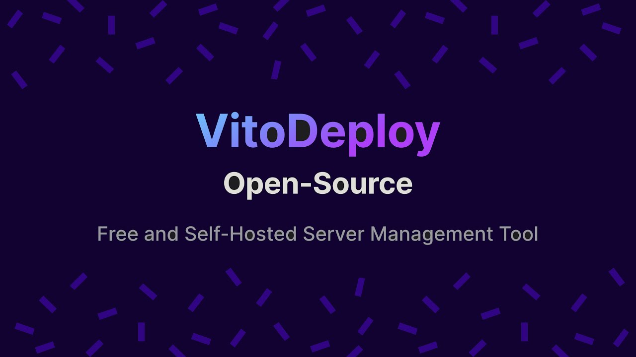 VitoDeploy demo video