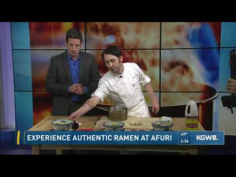 Experimente o autêntico ramen no Afuri