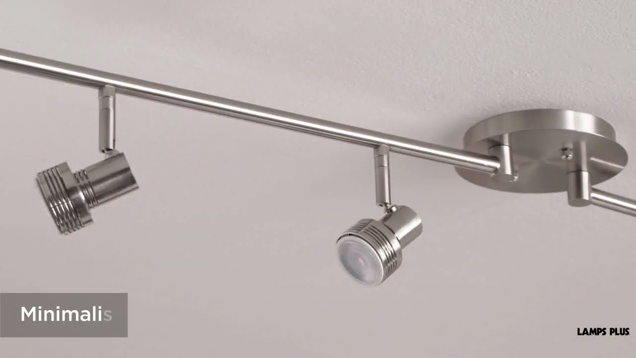 Video 1 Watch a Video About the ProTrack 6.5W 4-Light Brushed Nickel LED Track Fixture