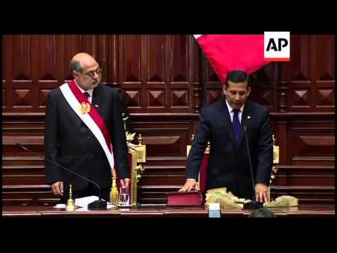 Inauguration of new Peruvian President Ollanta Humala