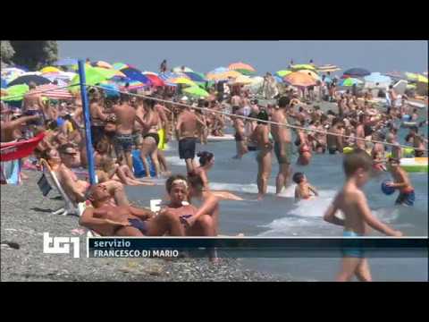 TG1 ore 20. Indagine CNA Balneatori. Esodo di ferragosto: si prevede record di presenze al mare