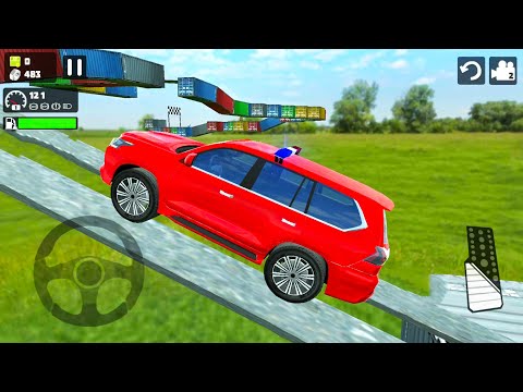 Lexus SUVs With Police Sirens On #8 - Drive On Containers Simulator - Android Gameplay