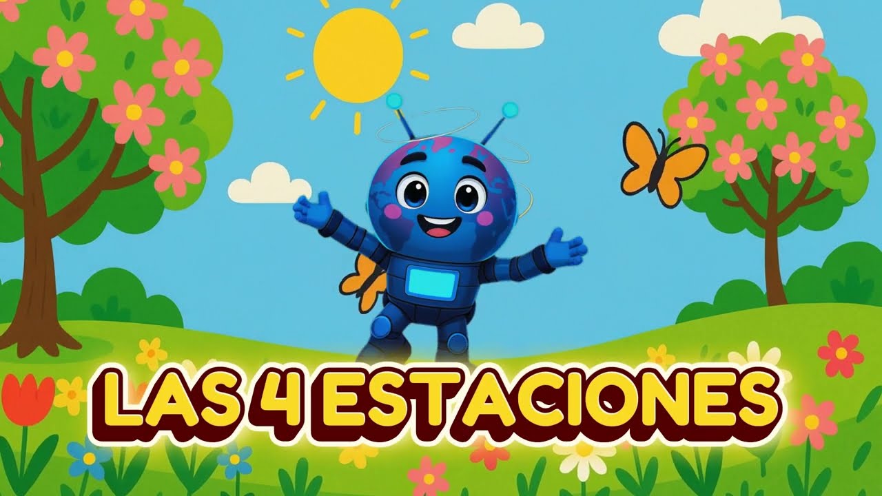 🎶Las 4 Estaciones – Canción Infantil de Mundo Patín 🌈✨