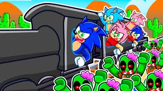 Sonic Starts A Family In Roblox Dead Rails...