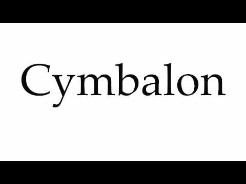 How to Pronounce Cymbalon