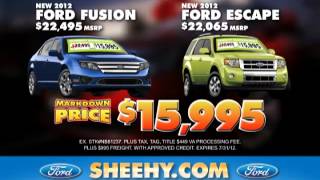 Sheehy Ford Ashland Grand Opening Sales! Huge Mark Downs!