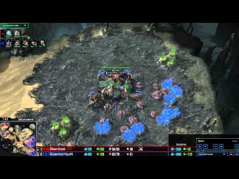 HD Starcraft 2 Hyun v Stardust ZvP Heart of the Swarm g2