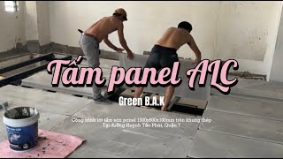 Tấm panel ALC EBLOCK lót sàn cho công trình tại Quận 7