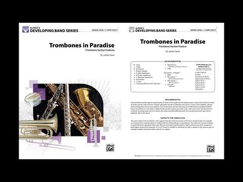 Trombones in Paradise, by Jordan Sterk – Score & Sound
