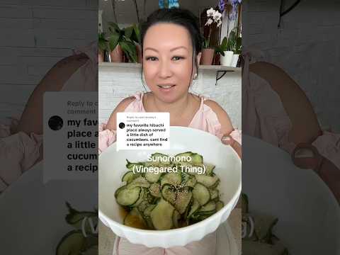 Japanese Steakhouse Cucumber Salad Recipe