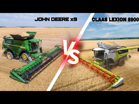 JHON DEERE X9 VS CLAAS LEXION 8900