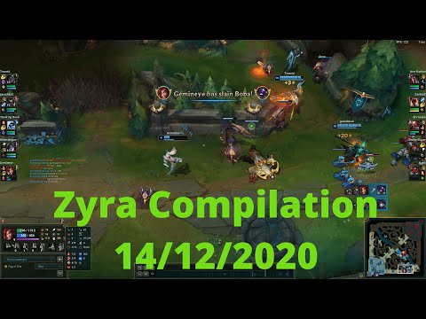 Zyra Compilation Montage vs Udyr Rell Jhinn Alistair Lissandra Aphelios