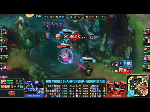 KT Nagne - Azir Quadrakill - TSM vs KT - League of Legends