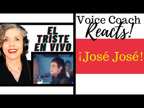 José José - El Triste en vivo | Vocal Coach Reacts & Deconstructs