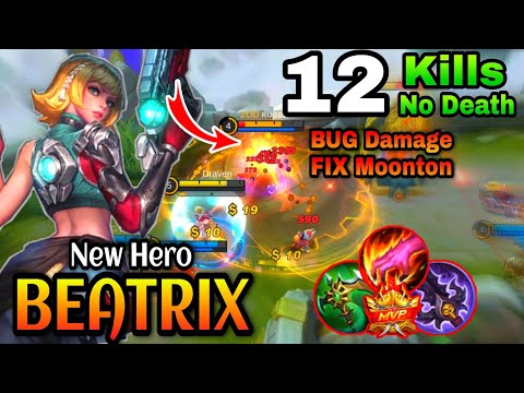 New Hero Beatrix New OP Marksman |Beatrix Gameplay| |Top Global| |Best Build| By: Draven -MLBB