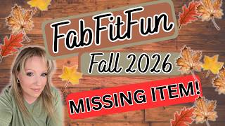 FABFITFUN FALL 2026 WITH ADD ONS & A MISSING ITEM!