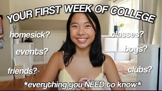 WHAT TO EXPECT YOUR 1ST WEEK OF COLLEGE! II usc diaries ep. 7