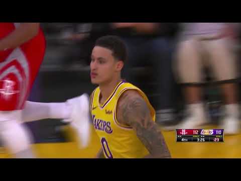Kyle Kuzma Beautiful Reverse Dunk vs. Rockets [20.10.18.]