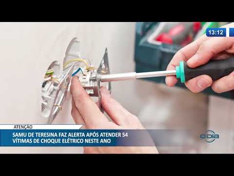 SAMU alerta a populacão devido a altos iÌndices de choques eleÌtricos 21 09 2020