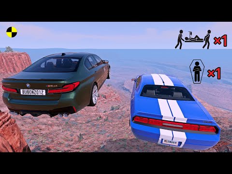 Realistic High-Speed Car Crashes in BeamNG.drive #104 | Ultra Detailed Crash Compilation