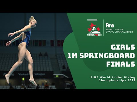 Плавание LIVE | Diving | FINALS | Girls (16-18 Years old) | 1m Springboard | World Junior Championships 2022