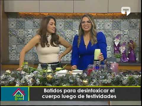 Batidos para desintoxicar el cuerpo luego de festividades