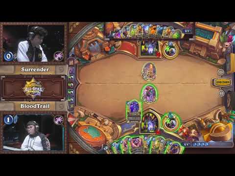 Hearthstone All-Star Invitational Semifinal: Surrender vs BloodTrail | Day 2 Playoffs