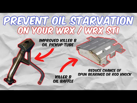 MOST IMPORTANT MOD for your WRX/WRX STi! | Killer Bee Oil Pickup Tube & Baffle vs Stock