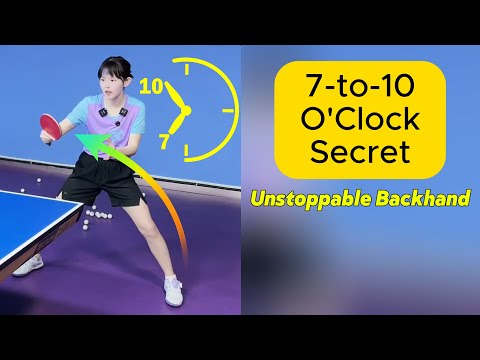 The "7-to-10 O'Clock" Secret to a Consistent Backhand Loop