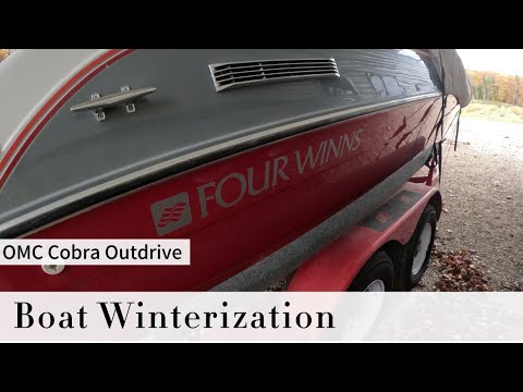 Boat Winterization for OMC Cobra Outdrive