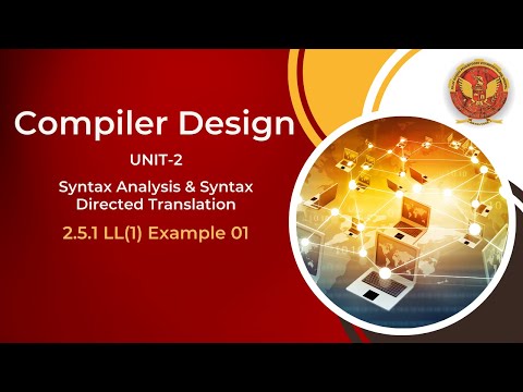 2.5.1 LL(1) Example 01 | CS603(C) |